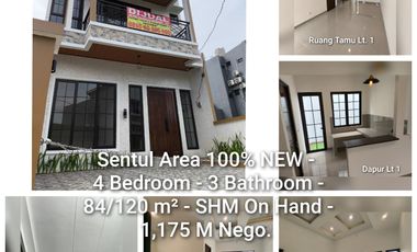 Dijual Properti Bogor - Sentul City - Griya Alam Sentul 4 Kamar 100% Baru Ready 2 unit
