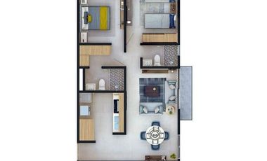 DEPARTAMTOS EN VENTA EN FRACCIONAMIENTO CAPITTALA