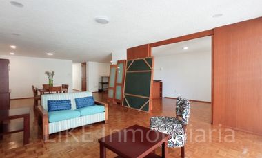 Renta Amplio Departamento con BALCON en POLANCO 2 Recamaras con o sin muebles.