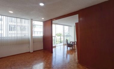 Renta Amplio Departamento con BALCON en POLANCO 2 Recamaras con o sin muebles.