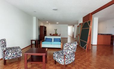 Renta Amplio Departamento con BALCON en POLANCO 2 Recamaras con o sin muebles.