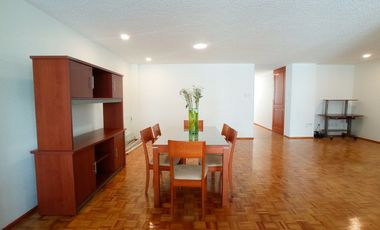 Renta Amplio Departamento con BALCON en POLANCO 2 Recamaras con o sin muebles.