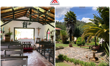 CASONA 733 M2 EN  LOTE DE 6400 M2 CASONA DE SANTIAGO VEREDA CAÑOS PAIPA BOYACÁ