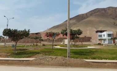 Ocasión Única Terreno De 120 M2 Frente A Parque Condominio Lomas De Pucusana