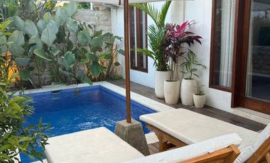FOR SALE SEMI VILLA HOUSE WITH ROOFTOP AND BEAUTY SWIMMING POOL AT DENPASAR