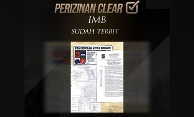 Dijual Rumah Syariah Kota Bogor dekat Masjid, Tol di area Taman Yasmin bebas Banjir