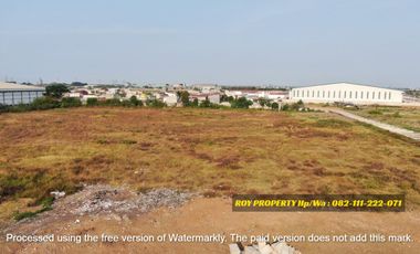 Disewakan Tanah Open Yard di Marunda 4.9 Ha Kawasan Pergudangan Dekat Pintu Tol Tarumajaya Marunda