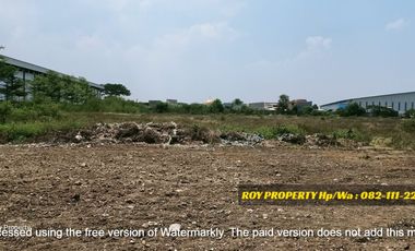 Disewakan Tanah Open Yard di Marunda 4.9 Ha Kawasan Pergudangan Dekat Pintu Tol Tarumajaya Marunda