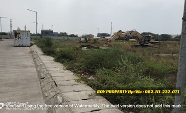 Disewakan Tanah Open Yard di Marunda 4.9 Ha Kawasan Pergudangan Dekat Pintu Tol Tarumajaya Marunda