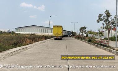 Disewakan Tanah Open Yard di Marunda 4.9 Ha Kawasan Pergudangan Dekat Pintu Tol Tarumajaya Marunda