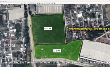 Disewakan Tanah Open Yard di Marunda 4.9 Ha Kawasan Pergudangan Dekat Pintu Tol Tarumajaya Marunda