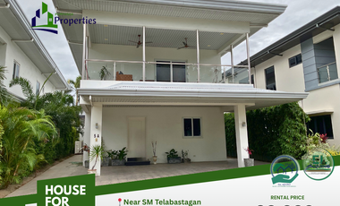 3 Bedrooms 2-Storey House for Rent in Angeles City Pampanga/Near SM City Clark