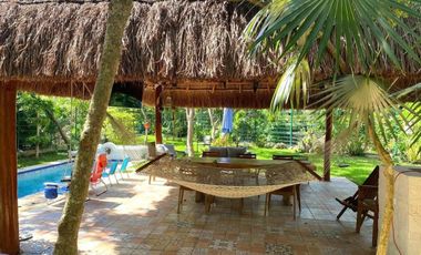 4-Bedroom Villa with Cenote & Pool for Rent in Club Real Playacar – Long-Term Rental