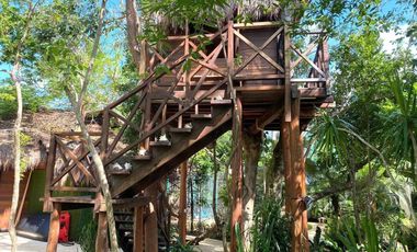 4-Bedroom Villa with Cenote & Pool for Rent in Club Real Playacar – Long-Term Rental