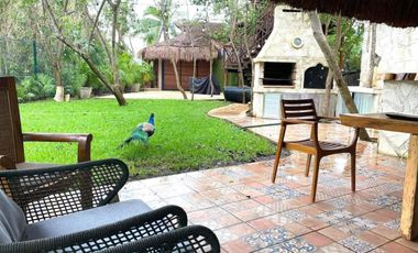 4-Bedroom Villa with Cenote & Pool for Rent in Club Real Playacar – Long-Term Rental