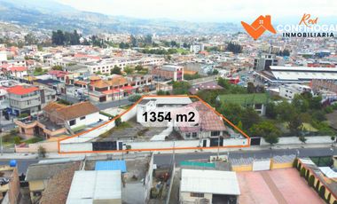 Venta de terreno Ambato /1354 m2 cerca al comando policial
