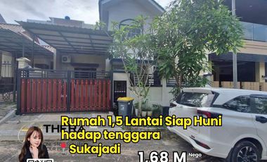 Jual murah rumah siap huni 1,5 lantai sukajadi