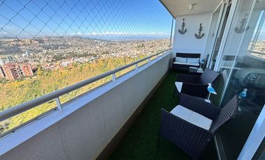 ARRIENDO DEPARTAMENTO AMOBLADO - ALTOS DE VIÑA - VIÑA DEL MAR