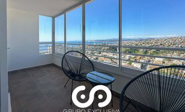 SE VENDE DEPARTAMENTO - MARPARAÍSO, PLACERES, VALPARAÍSO - VISTA PANORAMICA AL MAR