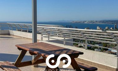 SE VENDE DEPARTAMENTO - MARPARAÍSO, PLACERES, VALPARAÍSO - VISTA PANORAMICA AL MAR
