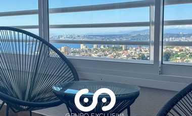 SE VENDE DEPARTAMENTO - MARPARAÍSO, PLACERES, VALPARAÍSO - VISTA PANORAMICA AL MAR