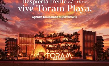 DEPARTAMENTO A PIE DE PLAYA EN TORAM CLUB DE PLAYA