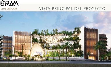 DEPARTAMENTO A PIE DE PLAYA EN TORAM CLUB DE PLAYA