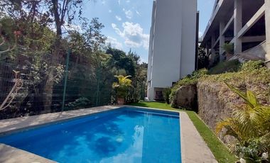 Departamento con alberca en Renta en Ahuatlan, Cuernavaca Morelos.