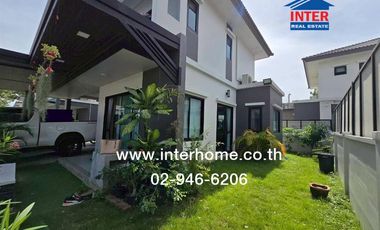 2-storey detached house, 50.8 sq m., Britannia Bangna Suvarnabhumi Village (Km. 26), Wat Bang Bo Road (Bangna-Trad Km. 26), Bang Bo-Khlong Dan Road, B