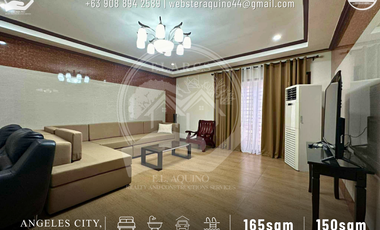 Exclusive 4 Bedroom apartment for rent located at Korean town Angeles city Near CLARK
