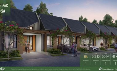 Citra 8 - The Forestine. Rumah di kawasan hijau Jakarta Barat. Dekat bandara. Free PPN