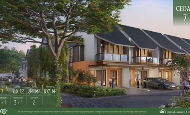 Citra 8 - The Forestine. Rumah di kawasan hijau Jakarta Barat. Dekat bandara. Free PPN