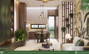 Citra 8 - The Forestine. Rumah di kawasan hijau Jakarta Barat. Dekat bandara. Free PPN