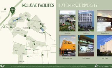 Citra 8 - The Forestine. Rumah di kawasan hijau Jakarta Barat. Dekat bandara. Free PPN