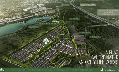 Citra 8 - The Forestine. Rumah di kawasan hijau Jakarta Barat. Dekat bandara. Free PPN