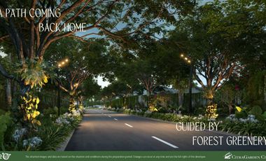 Citra 8 - The Forestine. Rumah di kawasan hijau Jakarta Barat. Dekat bandara. Free PPN