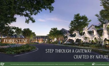 Citra 8 - The Forestine. Rumah di kawasan hijau Jakarta Barat. Dekat bandara. Free PPN