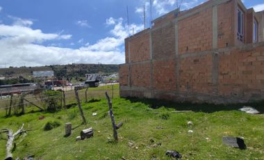 LOTE EN  VENTA SECTOR SAN LUIS TUNJA
