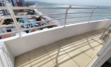 🏢 OFERTA VENDO PENTHOUSE VISTA Y SALIDA AL MAR - DOS DORMITORIOS  - PISO 9 (Tonsupa – Club Resort Pacífico – Playa Ancha.)
