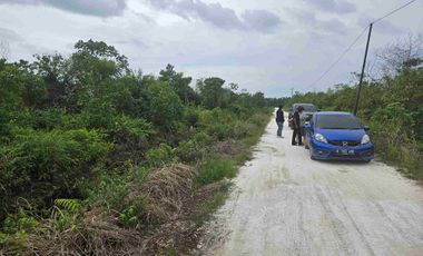 Tanah 30x100, jl. Riau Baru , cocok untuk Bengel Alat Berat.