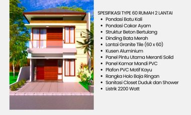 Cluster Cimahi Bandung, DP 1 Juta Saja Sudah Dapet Rumah Baru 2 Lantai, All in