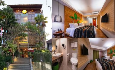 Dijual: Hotel Bintang 3 dengan 65 Kamar Dekat Monkey Forest — Pengosekan, Ubud, Bali