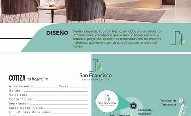 VENDO HERMOSOS APARTAMENTOS EN FUSAGASUGA PROYECTO SAN FRANCISCO