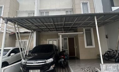 Rumah Cluster Deplu Pondok Betung Bintaro Dekat Stasiun Semi Furnish