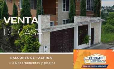 VENTA   DE CASA DE 4 PISOS – BALCONES DE TACHINA, ESMERALDAS