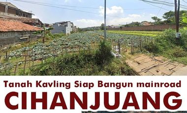 Tanah Kavling Siap Bangun Di Mainroad Cihanjuang Cimahi Bandung Cocok Untuk Perumahan,Gudang,Pabrik,Invest