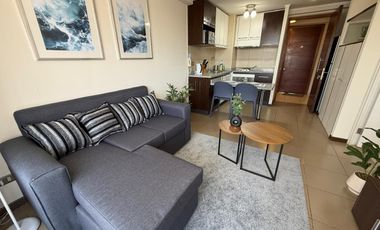 DEPTO. FULL AMOBLADO EDIFICIO PARQUE ALAMEDA