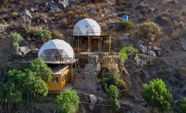 Venta de terreno con Domos turísticos. Diaguitas, Valle del Elqui. $85 millones