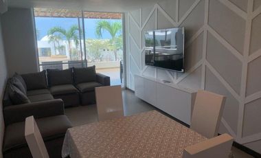 departamento amoblado de alquiler zona sur manta