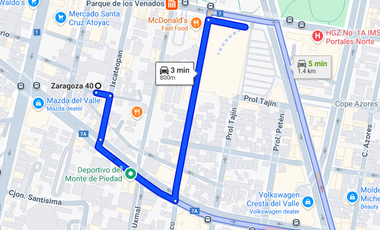 Departamento en Venta Santa Cruz Atoyac Benito Juárez CDMX